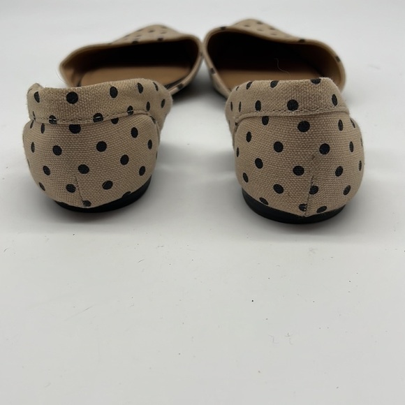Gap Tan with Black Polka Dot Flats size 8 - Picture 5 of 10